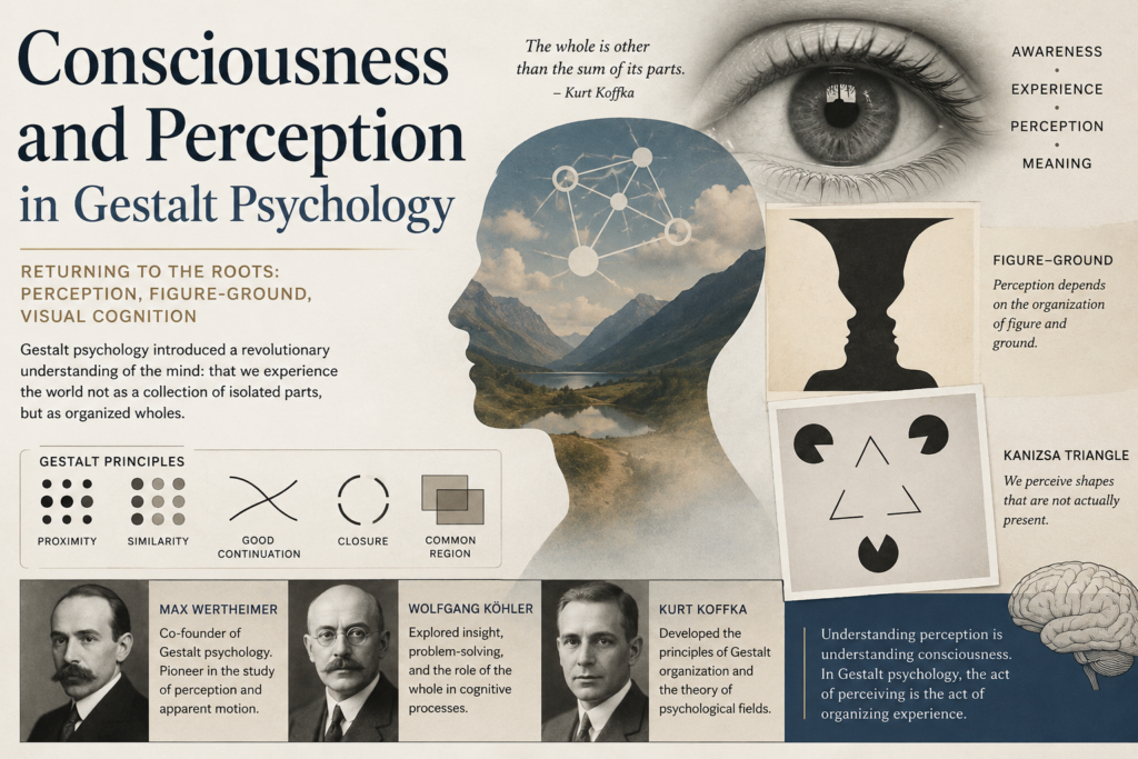 Gestalt psychology exploring perception and awareness